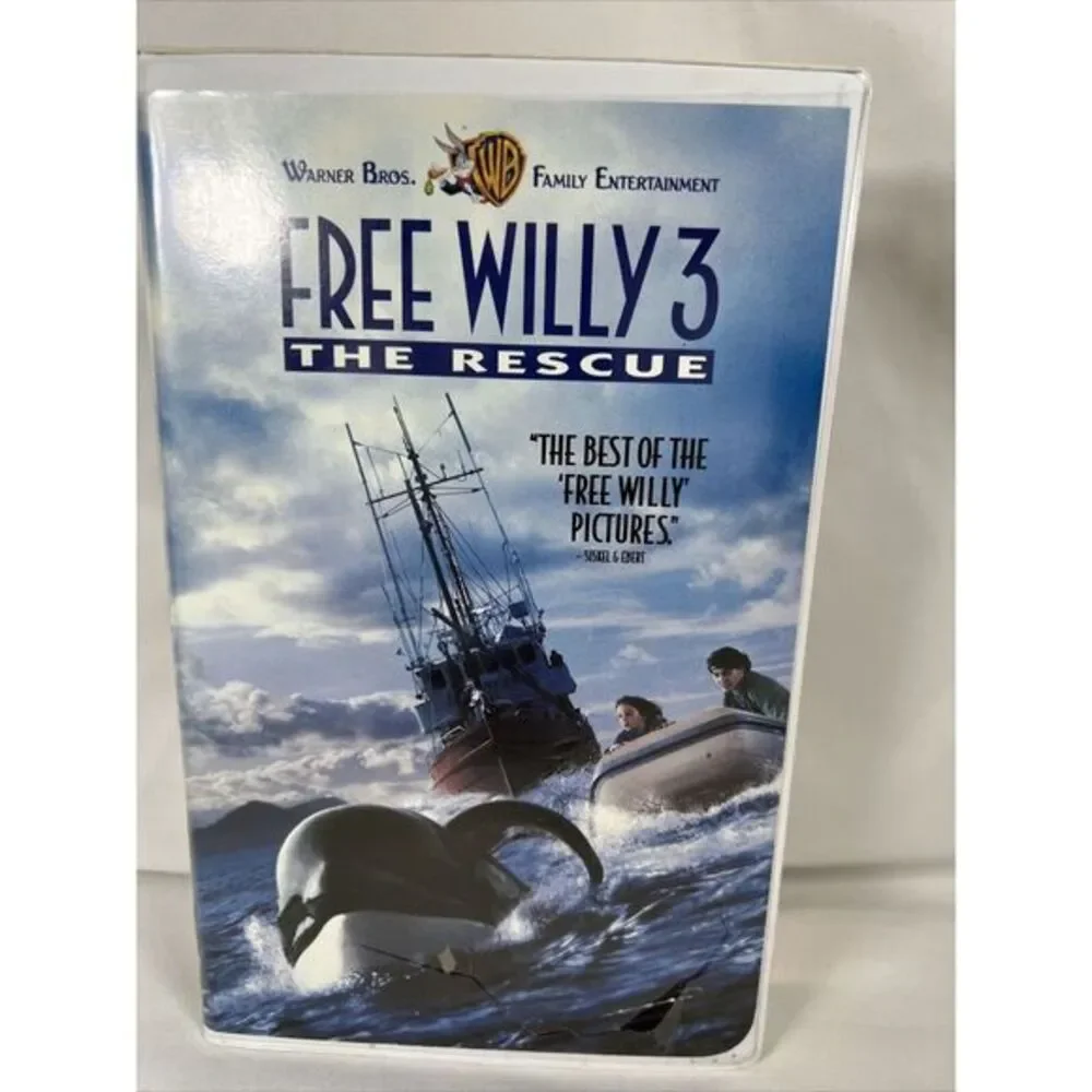 Free Willy‎ 3: The Rescue (VHS, 1997, Clamshell)